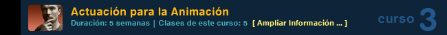Actuación para la animación