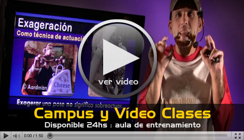 Canpus Virtual de los cursos de animación 3D